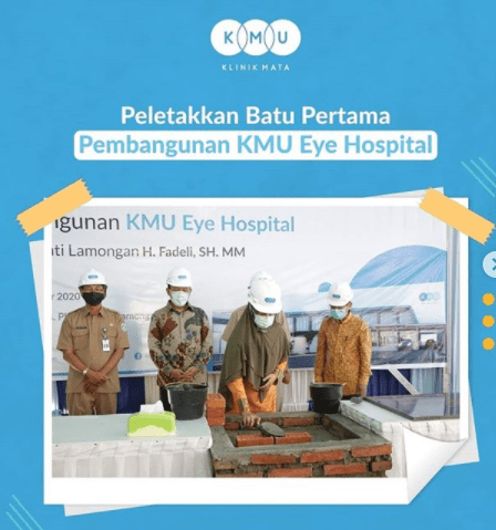Peletakan batu pertama KMU Eye Hospital