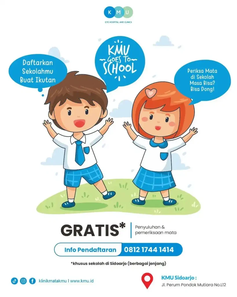 KMU Goes to School: Periksa Mata Gratis di Seluruh Jenjang Pendidikanย
