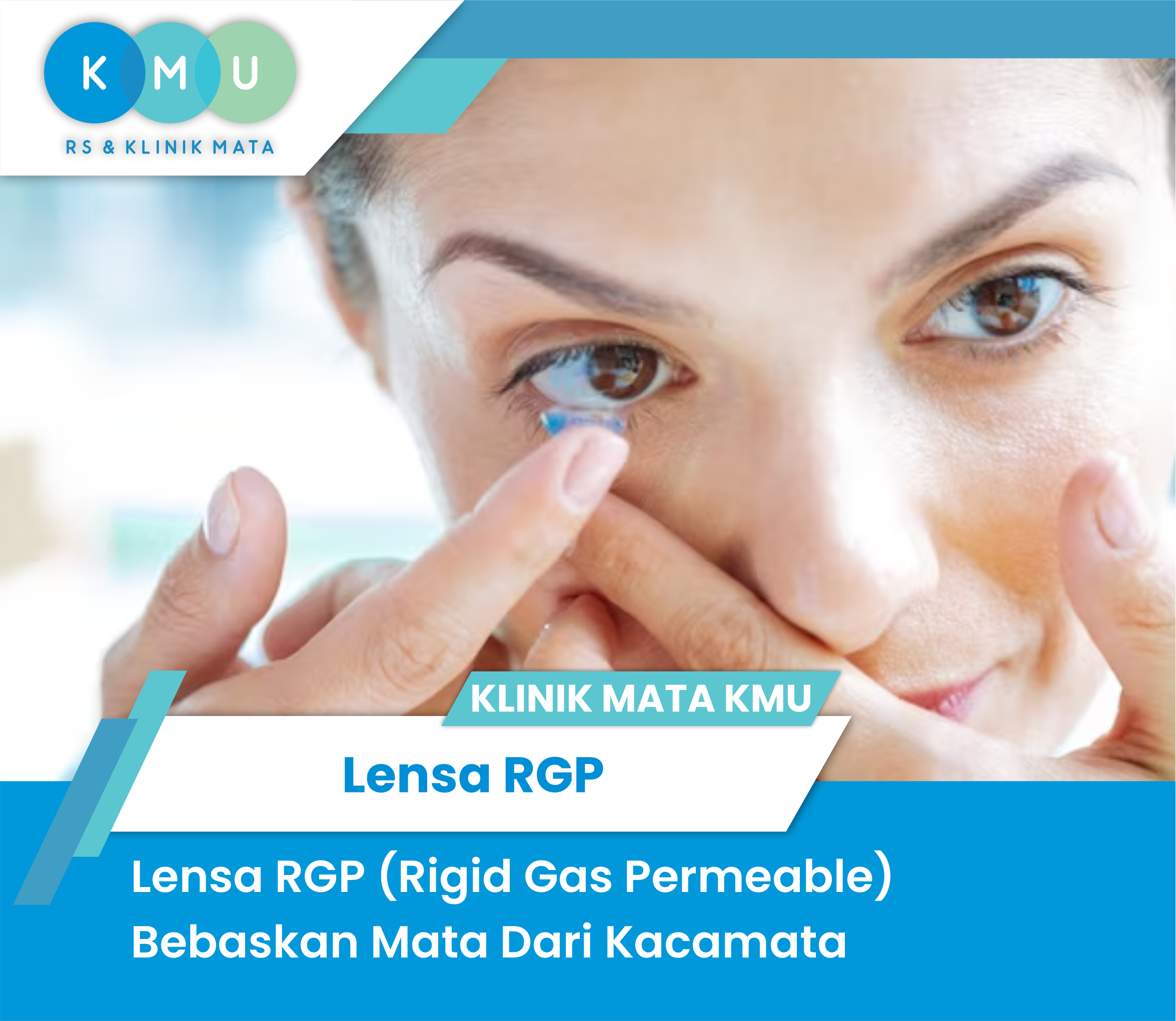 Consin Rgp Lensa RGP (Rigid Gas Permeable), Bantu Terbebas Kacamata