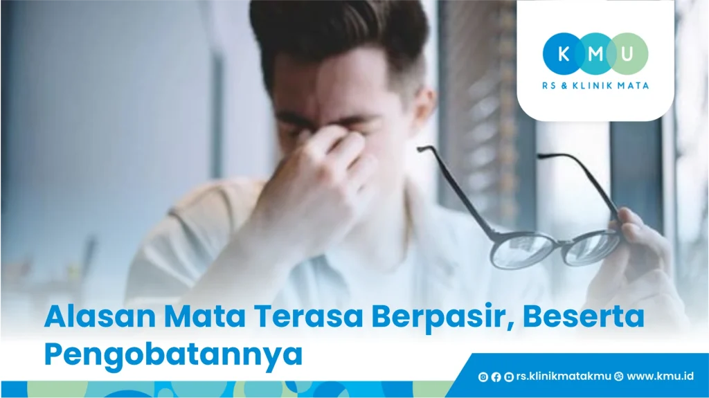 Mata terasa berpasir