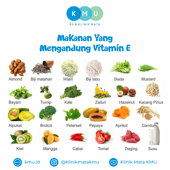 Makanan Vitamin E - Vitamin Pencegah Katarak