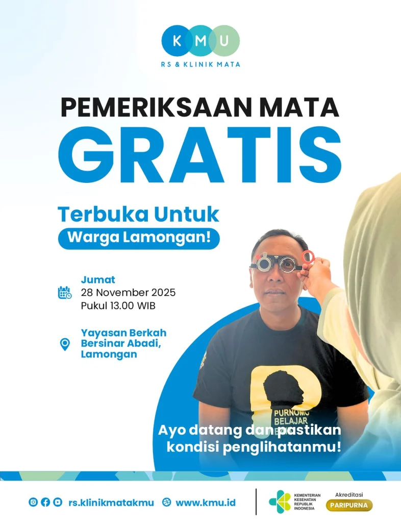 Kolaborasi untuk Meningkatkan Kesehatan Mata Warga Lamongan - Pak Purnomo Polisi Baik