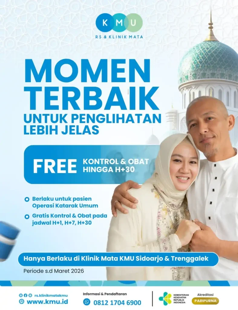 Promo Ramadan Operasi Katarak di Sidoarjo & Trenggalek: Gratis Kontrol & Obat