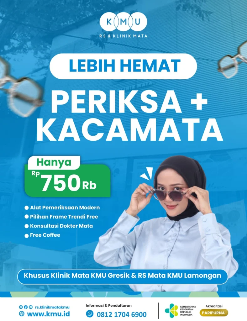Paket Periksa Mata dan Kacamata Rp750 Ribu, Tentunya Lebih Hemat